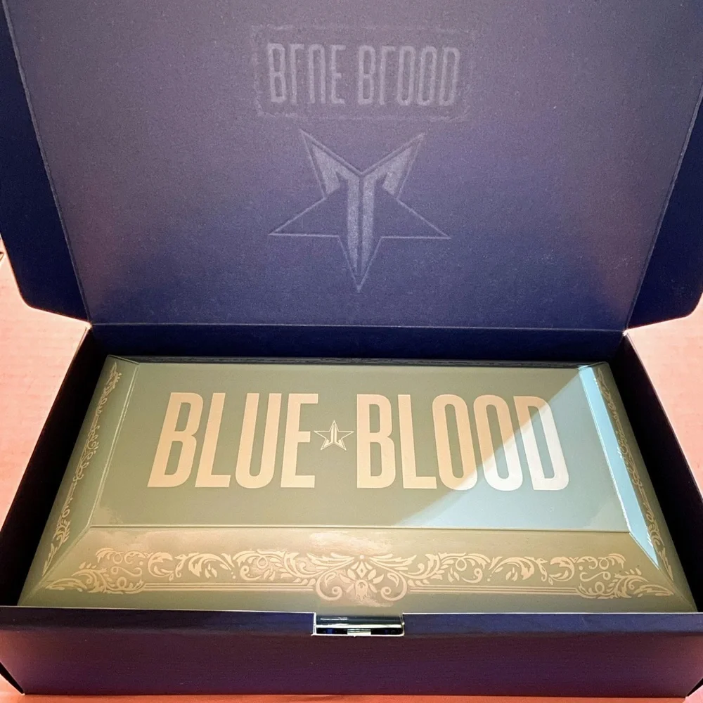 JEFFREE STAR Cosmetics BLUE BLOOD Eyeshadow Palette Makeup NEW IN BOX CASE